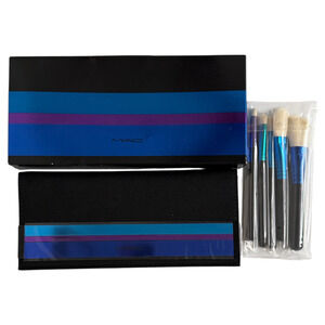MAC Enchanted Eye Brush Kit Essentials 168 133 221 239 219 Storage Bag Sealed